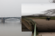 Spiegelungen Kasteler Ufer - Fotograf Werner Ch. Buchwald